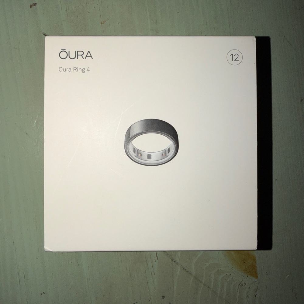 Oura Ring 4 - black size 12 NIB